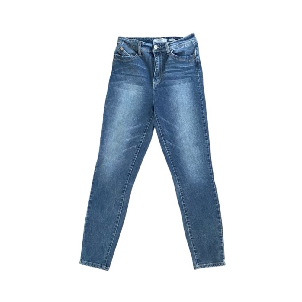 Faded blue Wanna Betta Butt? High rise skinny jeans